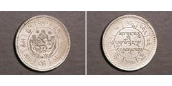 10 Srang Tíbet Plata 