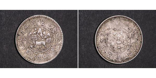 10 Srang Tibet Silber 