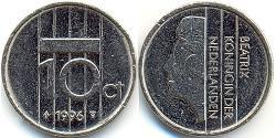 10 Stiver Royaume des Pays-Bas (1815 - )  