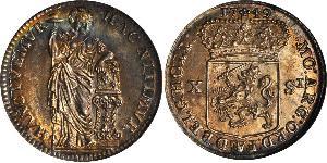 10 Stuiver Pays-Bas Argent 
