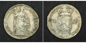 10 Stuiver Paesi Bassi Argento 