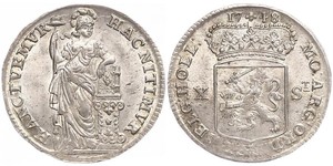 10 Stuiver Países Bajos Plata 