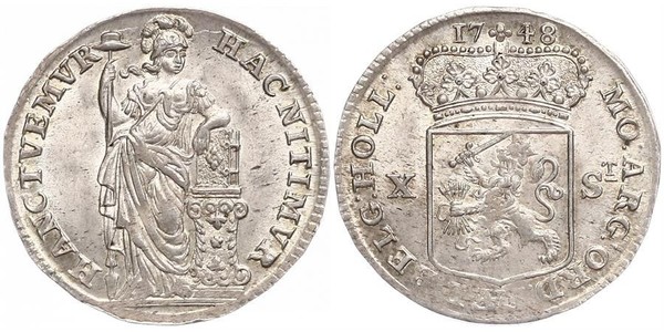 10 Stuiver Netherlands Silver 