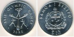 10 Tala Samoa Argent 