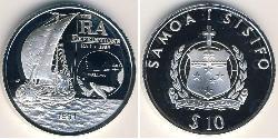 10 Tala Samoa Plata 