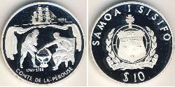 10 Tala Samoa Plata 