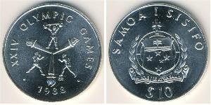 10 Tala Samoa Silber 