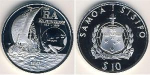 10 Tala Samoa Silber 