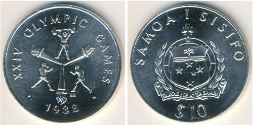 10 Tala Samoa Silber 