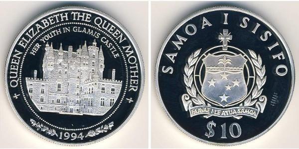 10 Tala Samoa Silver 