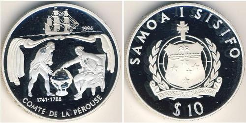 10 Tala Samoa 銀 