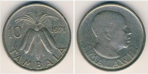 10 Tambala Malawi Copper/Nickel 