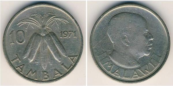 10 Tambala Malawi Rame/Nichel 