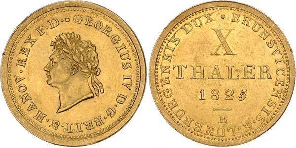 10 Thaler States of Germany Gold George IV (1762-1830)