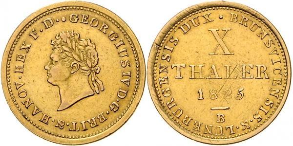 10 Thaler States of Germany Gold George IV (1762-1830)