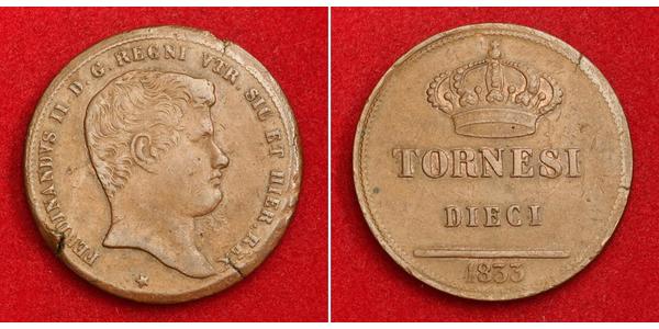 10 Tornesi Italian city-states Copper 