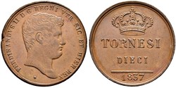 10 Tornesi Italian city-states 銅 