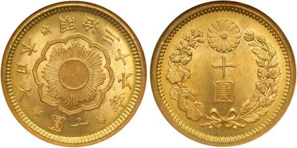 10 Yen Japan Gold 