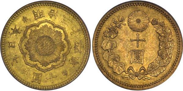 10 Yen Japan Gold 