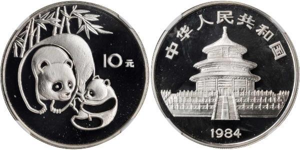 10 Yuan República Popular China Plata 