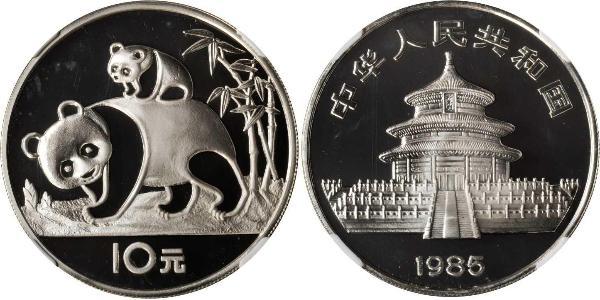 10 Yuan China Silver 