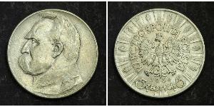 10 Zloty Seconda Repubblica Polacca (1918 - 1939) Argento Józef Piłsudski