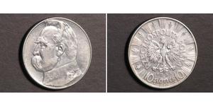 10 Zloty Seconda Repubblica Polacca (1918 - 1939) Argento Józef Piłsudski