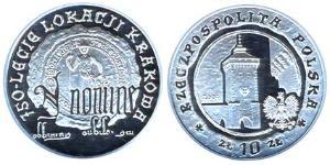 10 Zloty Third Polish Republic (1991 - ) Argento 