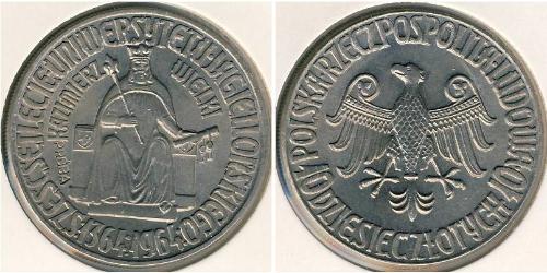 10 Zloty République populaire de Pologne (1952-1990) Cuivre/Nickel 