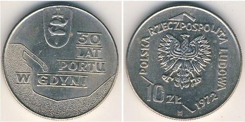 10 Zloty République populaire de Pologne (1952-1990) Cuivre/Nickel 