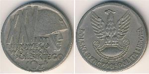 10 Zloty Volksrepublik Polen (1952-1990) Kupfer/Nickel 