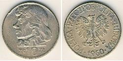10 Zloty República Popular de Polonia (1952-1990) Níquel/Cobre 