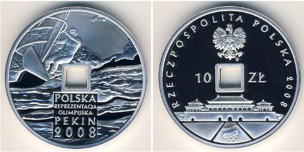 10 Zloty Third Polish Republic (1991 - ) Silver 