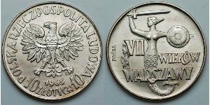 10 Zloty Repubblica Popolare di Polonia (1952-1990)  