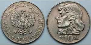 10 Zloty Repubblica Popolare di Polonia (1952-1990)  