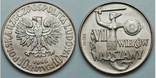 10 Zloty Repubblica Popolare di Polonia (1952-1990)  