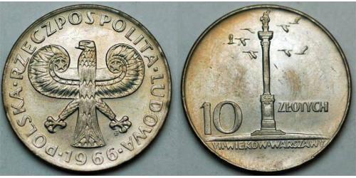 10 Zloty Repubblica Popolare di Polonia (1952-1990)  