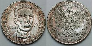 10 Zloty Second Polish Republic (1918 - 1939)  Romuald Traugutt