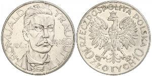 10 Zloty Second Polish Republic (1918 - 1939)  Romuald Traugutt