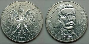 10 Zloty Second Polish Republic (1918 - 1939)  Romuald Traugutt