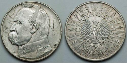 10 Zloty Second Polish Republic (1918 - 1939)  