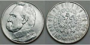 10 Zloty Seconda Repubblica Polacca (1918 - 1939)  