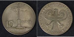 10 Zloty Volksrepublik Polen (1952-1990)  