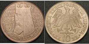 10 Zloty 波兰人民共和国 (1944 - 1989)  