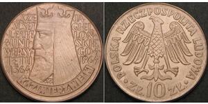 10 Zloty 波兰人民共和国 (1944 - 1989)  