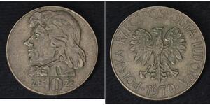 10 Zloty 波兰人民共和国 (1944 - 1989)  