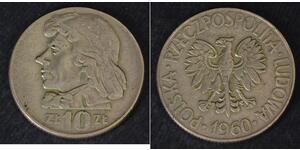 10 Zloty 波兰人民共和国 (1944 - 1989)  