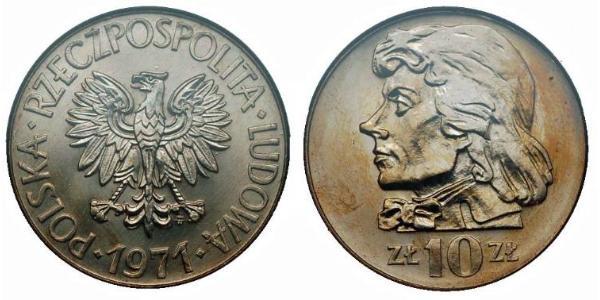 10 Zloty 波兰人民共和国 (1944 - 1989)  