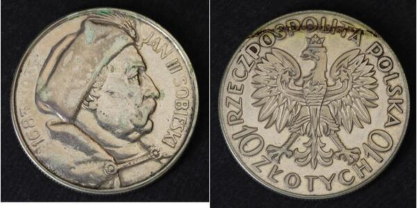 10 Zloty 波兰第二共和国 (1918 - 1939) / 波兰 銀 扬三世 (波兰)