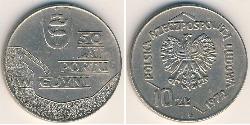 10 Zloty 波兰人民共和国 (1944 - 1989) 镍/銅 